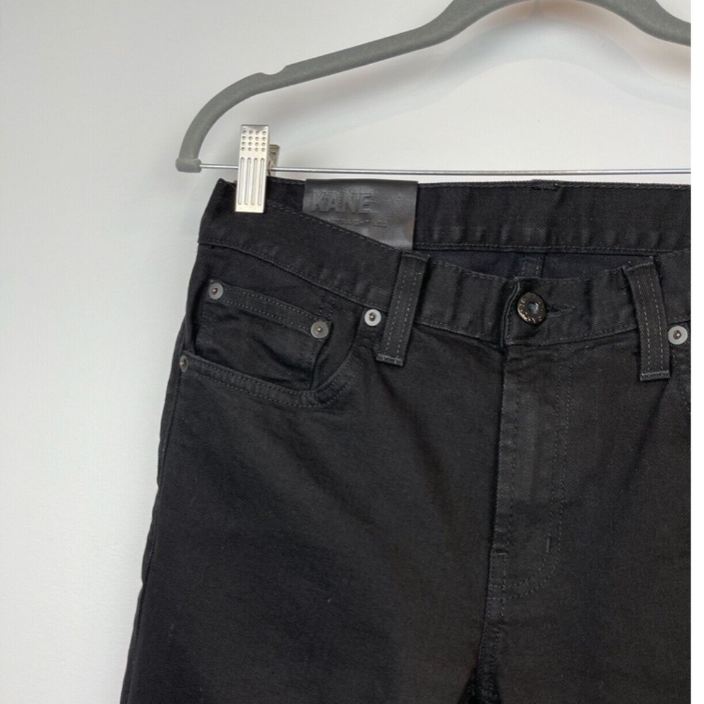 J. BRAND Black Phantom Wash KANE Slim Straight Leg Jeans 31 x 34
